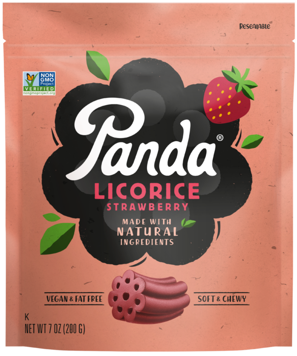 Natural Strawberry Licorice 200g Panda™ Licorice