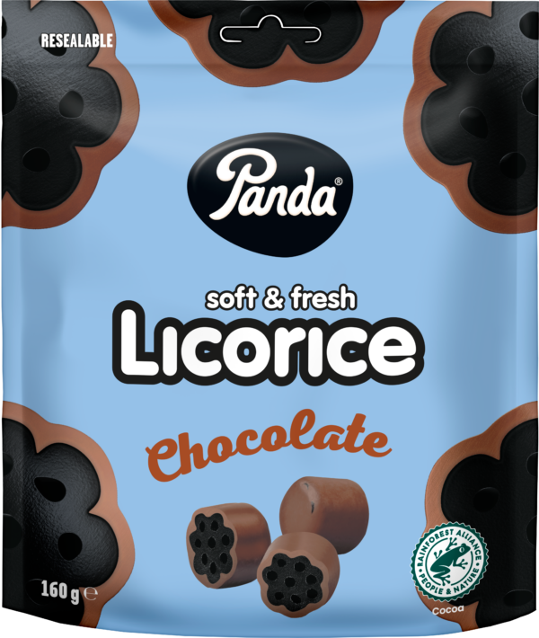Panda™ Soft & fresh licorice choco 160g Panda™ Licorice