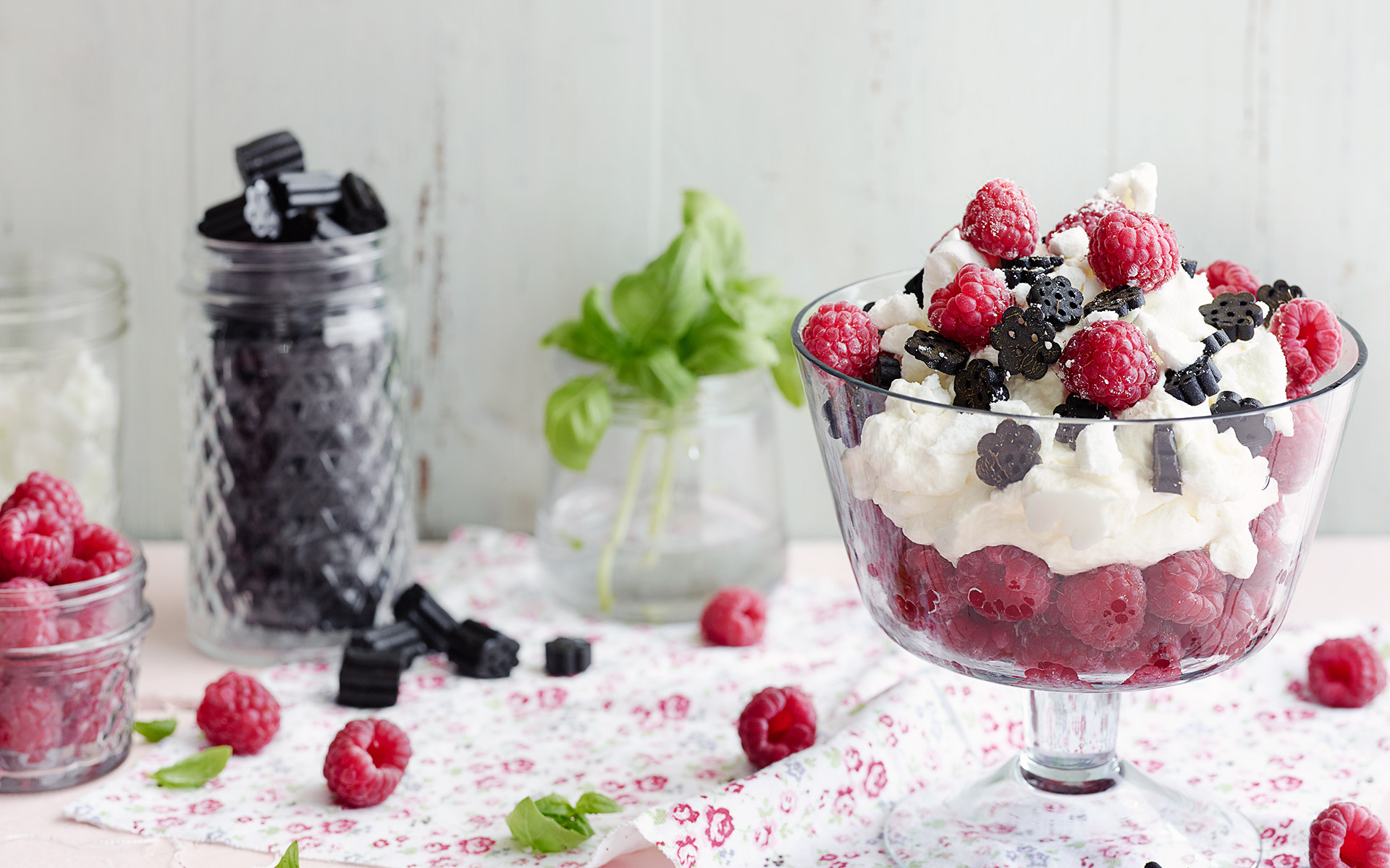 Eton Mess with liquorice