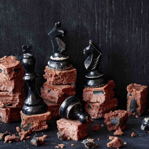 Liquorice chocolate fudge