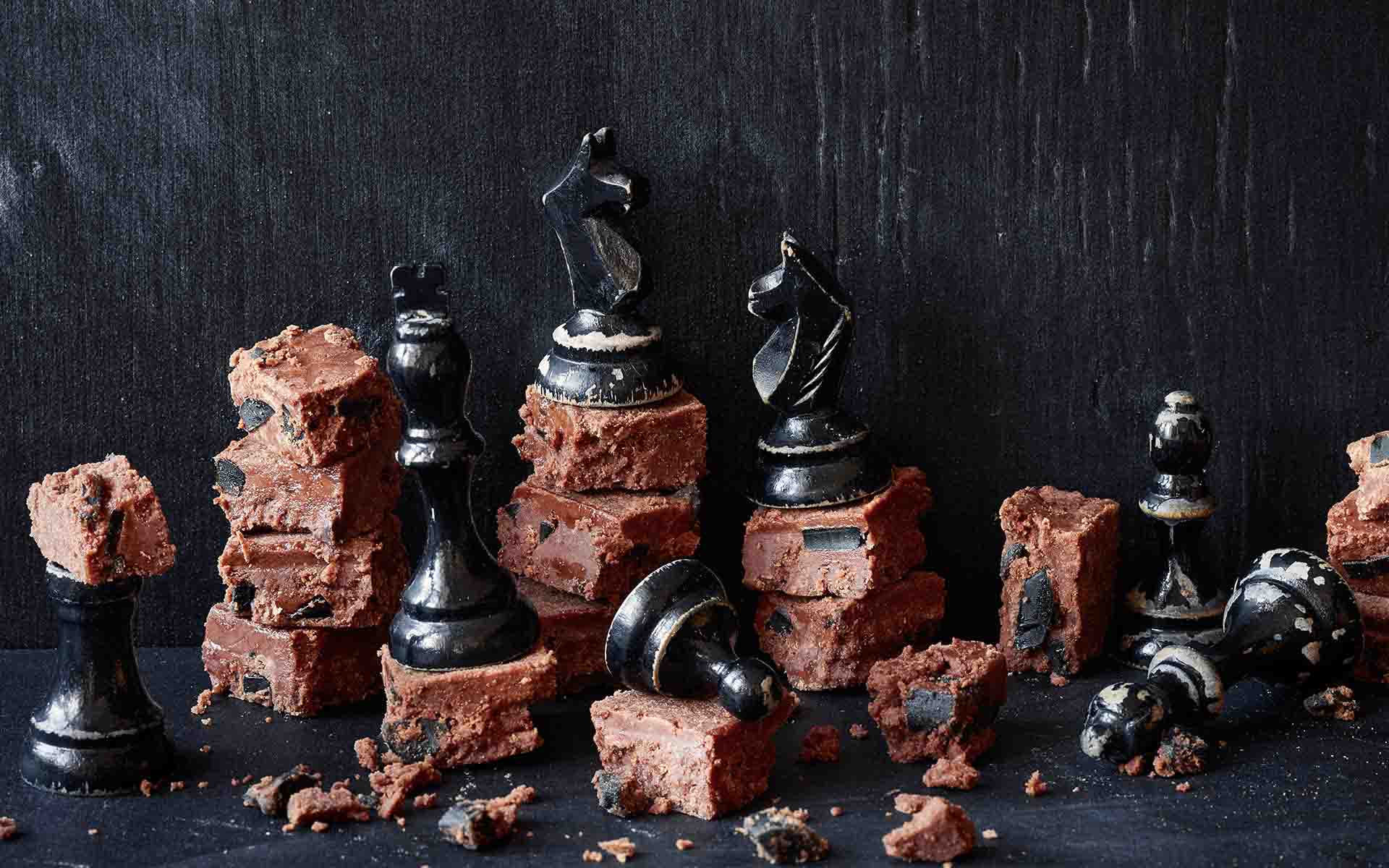 Liquorice chocolate fudge